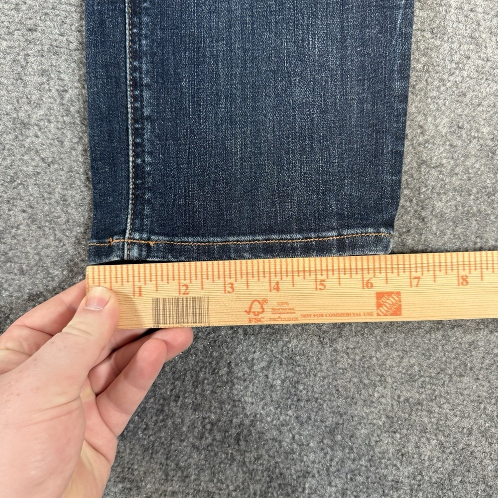 Silver Jeans Womens 30x28.5 (Fits 30x31) Blue Beau Straight Dark Wash Stretch - Picture 13 of 14